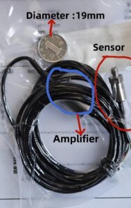 Customized MPT500 pressure sensor with external amplifier, fits 50mm ultra-limited installation space, defense metrology certified for aerospace research test rig